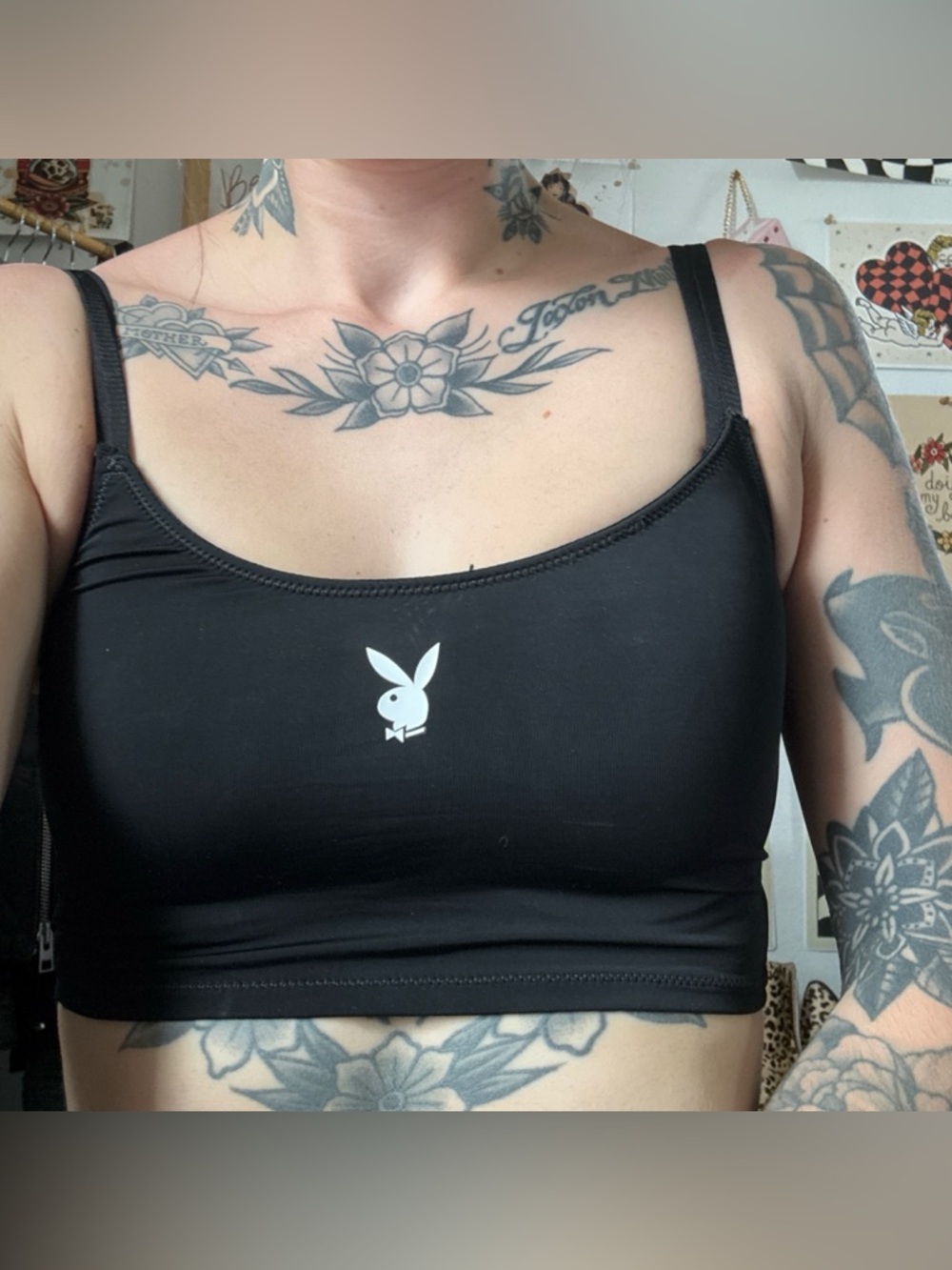 black playboy tank